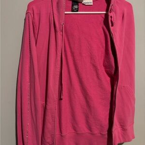 Pink Zip-Up Hoodie